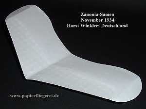 Zanonia-Samen aus Papier